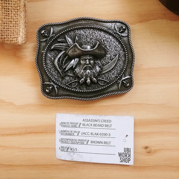 Assassin's Creed Black Beard Belt Size XS/S - Picture 4 of 7